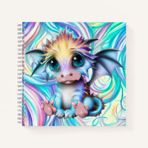 Carnet Cute et adorable Kawaii Baby Dragon