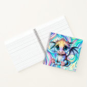 Carnet Cute et adorable Kawaii Baby Dragon (Intérieur)