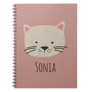 Carnet Cute face de chat Whimsical