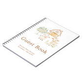 Carnet Cute Farm Barn Baby Shower Guest Book (Côté gauche)