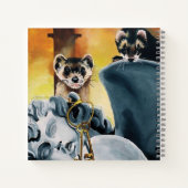 Carnet Cute Ferret Keys Cherub (Dos)