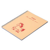Carnet Cute Fire Horse (Côté gauche)
