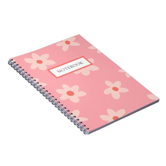 Carnet Cute Fleur Retro (Côté Droit)