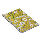 Carnet Cute Floral Spring Daisy Personalized Notebook (Côté Droit)