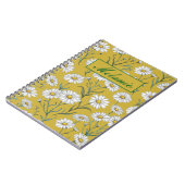 Carnet Cute Floral Spring Daisy Personalized Notebook (Côté gauche)