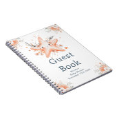 Carnet Cute Floral Starfish Baby Shower Guest Book (Côté Droit)