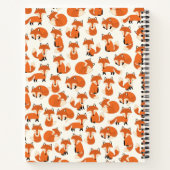 Carnet Cute Fox Woodland Forest Nom du Motif Sketchbook (Dos)