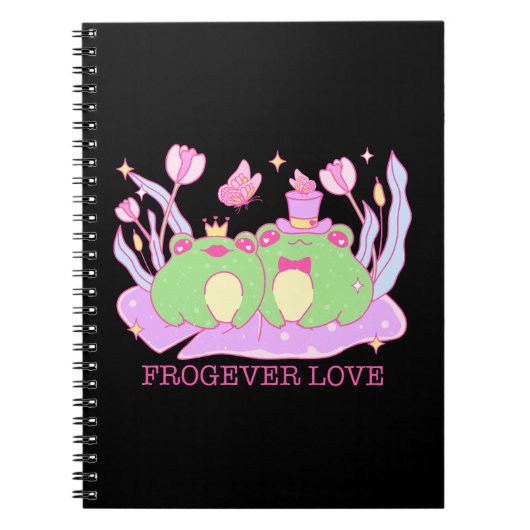 Carnet Cute Frog - Frogever Love (Devant)
