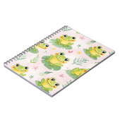 Carnet Cute frogs Pattern (Côté gauche)