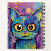 Carnet Cute Funny Kitty Cat Mixed Media Animal Pet (Dos)