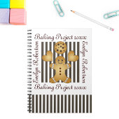 Carnet Cute Gingerbread Homme Cookie
