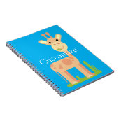 Carnet Cute Giraffe Munching Thunder_Cove (Côté Droit)