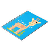 Carnet Cute Giraffe Munching Thunder_Cove (Côté gauche)