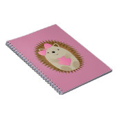 Carnet Cute Girl Hedgehog (Côté Droit)