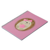 Carnet Cute Girl Hedgehog (Côté gauche)