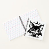 Carnet Cute Goth Vampire Chat Éffrayant Kawaii (Intérieur)