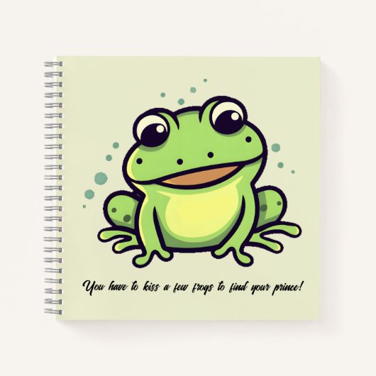 Carnet Cute grenouille (Devant)