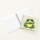Carnet Cute grenouille (Intérieur)