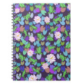 Carnet Cute grenouille art animal illustration spirale (Devant)