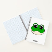 Carnet Cute grenouille souriante (Intérieur)