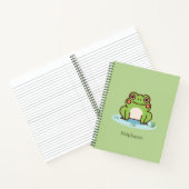 Carnet Cute grenouille verte (Intérieur)