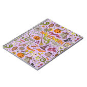 Carnet Cute Halloween Doodle Pattern (Côté gauche)