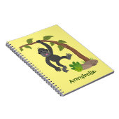 Carnet Cute happy baby gorilla cartoon illustration (Côté Droit)