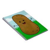 Carnet Cute Happy Potato in the Garden (Côté Droit)