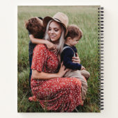 Carnet Cute Heart Love You Maman's Day Photo (Dos)