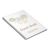 Carnet Cute Hens Farm Barn Baby Shower Guest Book (Côté Droit)