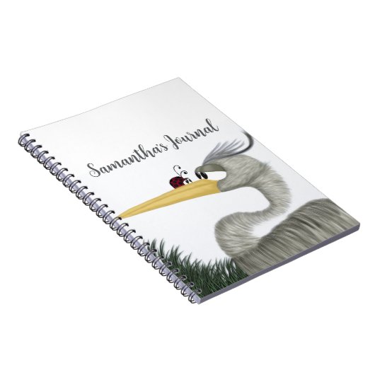 Carnet Cute Heron et Ladybug (Côté Droit)