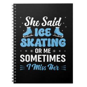 Carnet Cute Ice Rink Synchronized appelle