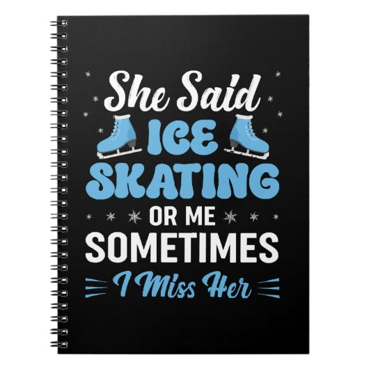 Carnet Cute Ice Rink Synchronized appelle (Devant)