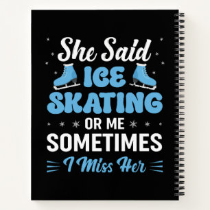 Carnet Cute Ice Rink Synchronized appelle