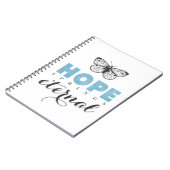 Carnet Cute Inspirational Hope Springs papillon éternel (Côté gauche)