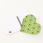 Carnet Cute Kawaii Avocado (Intérieur)