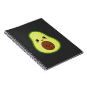 Carnet Cute kawaii avocado (Côté Droit)
