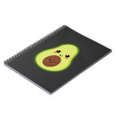 Carnet Cute kawaii avocado (Côté gauche)