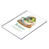 Carnet Cute Kawaii Baby shower d'éclosion d'alligator béb (Côté gauche)