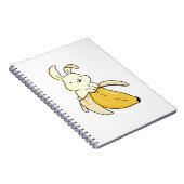 Carnet Cute Kawaii Banana Bunny (Côté Droit)