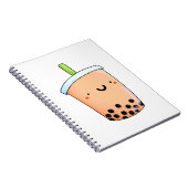 Carnet Cute Kawaii Boba Tea (Côté Droit)