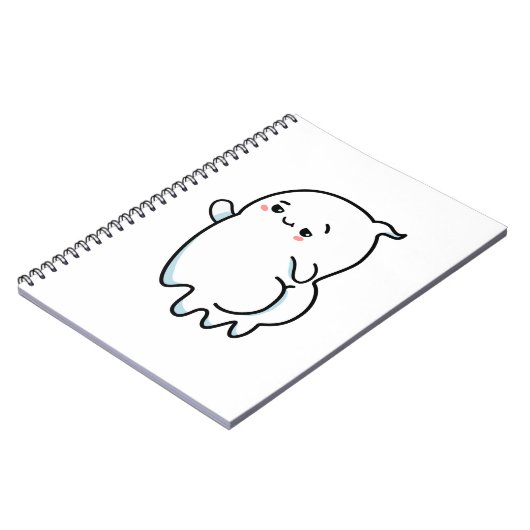 Carnet Cute Kawaii Bootylicious Ghost (Côté gauche)