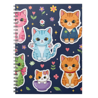 Carnet Cute Kawaii Cats Neko Funny Kitten Cat Lover Gift 