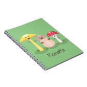 Carnet Cute kawaii champignon champignon toadstool (Côté Droit)