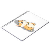 Carnet Cute Kawaii Corgi Chien (Côté gauche)