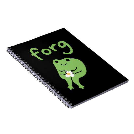 Carnet Cute Kawaii Frog Cake Meme Cute Aesthetic Forg (Côté Droit)