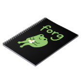 Carnet Cute Kawaii Frog Cake Meme Cute Aesthetic Forg (Côté gauche)