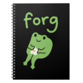 Carnet Cute Kawaii Frog Cake Meme Cute Aesthetic Forg (Devant)