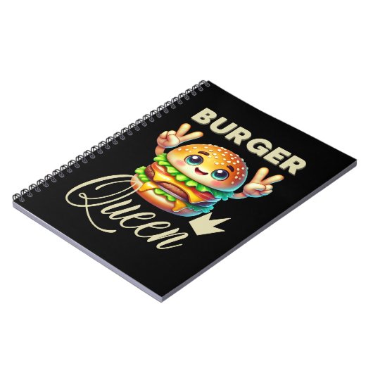 Carnet Cute Kawaii Hamburger (Côté gauche)