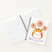 Carnet Cute Kawaii Hamster personnalisé (Intérieur)